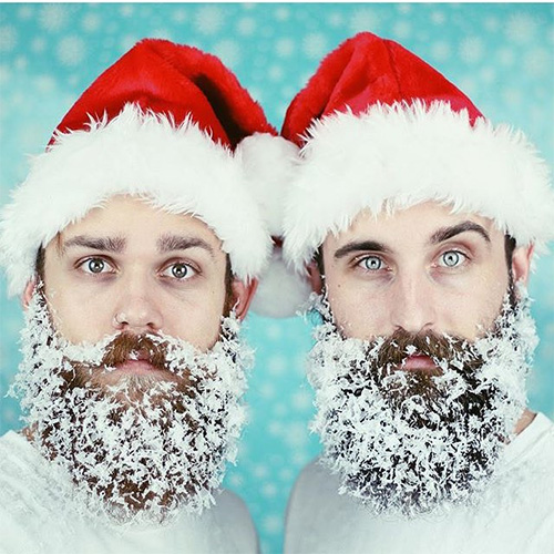9 способов украсить бороду к Новому году